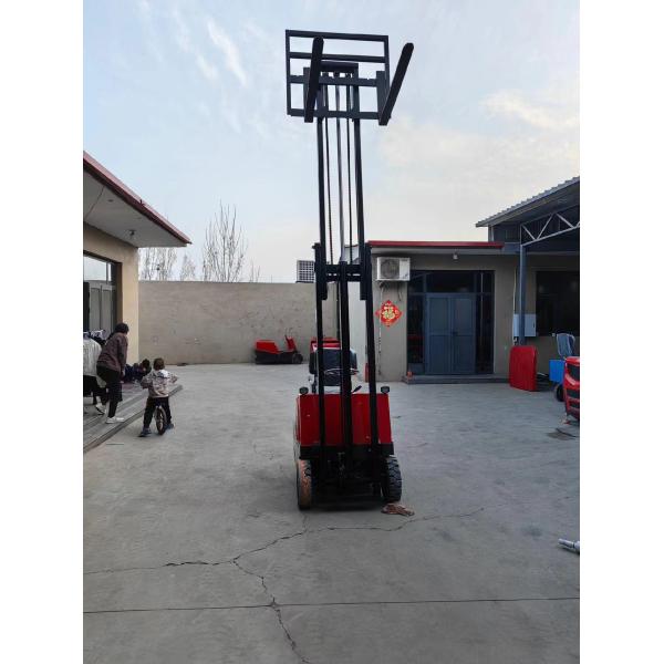 Solid Tire Battery Operated Forklift 2 Ton Lifting 6m 2.5m Turning Radius Sit Down Electric Forklift