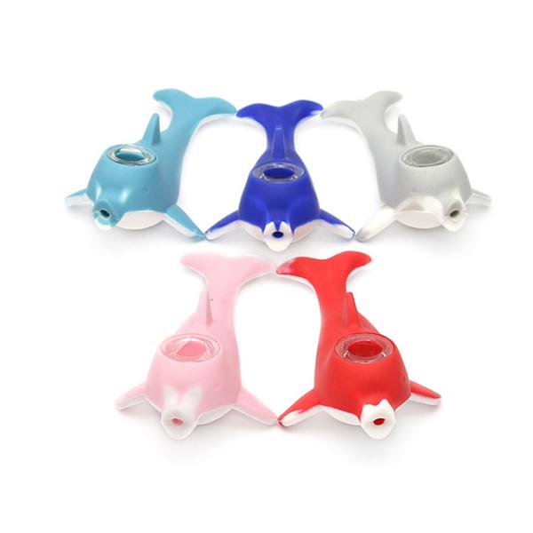 Tuyau de main en verre de Borosilicate du tabac HESEN de silicone