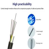 OEM 144 noyau extérieur câble aérien en fibre optique fil d'acier fil de fil autoportant Figure 8 GYTC8S câble en fibre optique