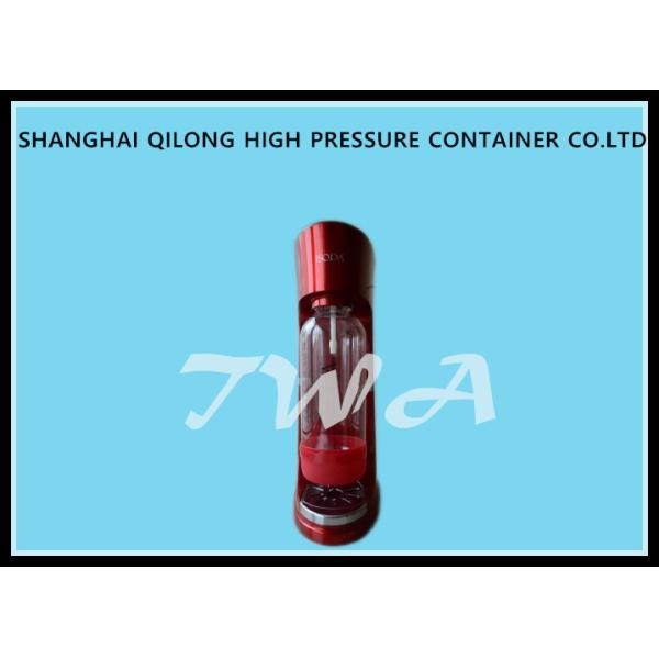 Portable Red Color Home Use Soda Water Maker Easy To Clean Water Filters