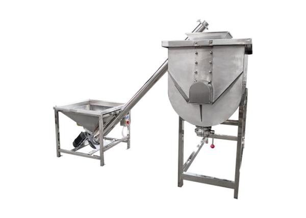 Snack Food Horizontal 450L/Time SS304 Dry Mixer Agitator