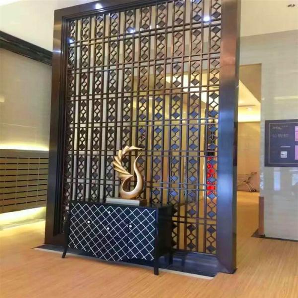 good quality Wall partition decorative pattern metal panel  color finish from China