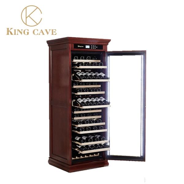 Luxurious Red Wine Chiller And Electric Cigar Cooler Humidor Cabinet
