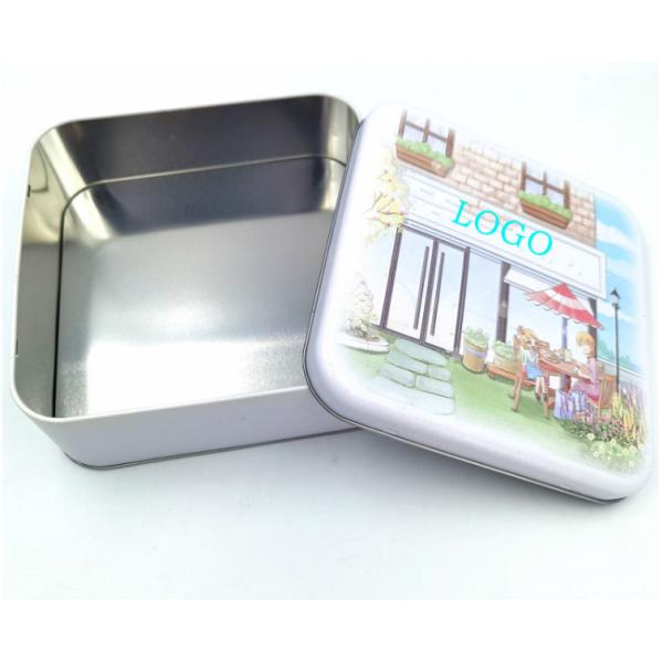 Выбитый металл жестяных коробок подарка алюминиевый законсервировал прямоугольник коробки олова мыла оливкового масла