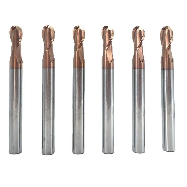 58-градусный карбидный шаровой носовой фрезерный режец 2 флейты 50-150 мм длина