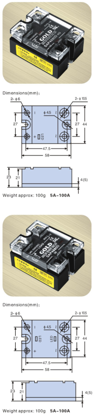 500v/μS с одиночной фазы SSR 20a Dvdt 24v государства