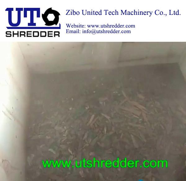 waste wood board /wood box / wood furniture Shredding machine, single shaft shredder