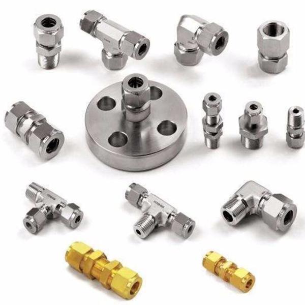 Stainless Steel Compression Tube Fittings  6mm - 20mm Metric Instrument Tubing Fittings