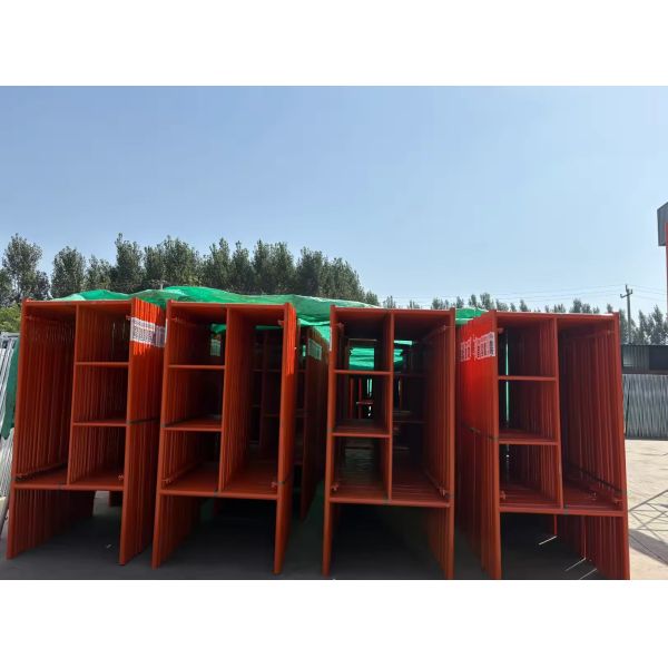 Customizable Thickness Powder Coated H Frame Scaffolding with High Load Bearing Capacity