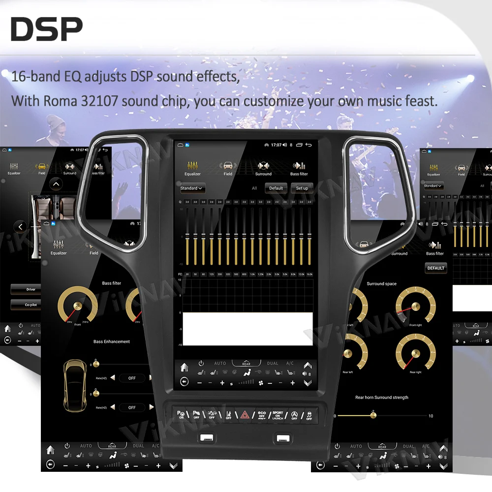 2014-2022 Jeep Grand Cherokee Замена радио GPS навигация ODM