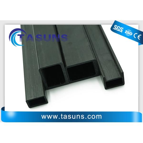 Трубка 20mm высокопрочного волокна углерода Pultruded пробела поверхностного прямоугольная