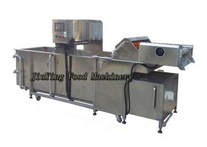 Ozone Air Vegetable Fruit Washing Machine , Chili Leek Bubble Cleaning Machine