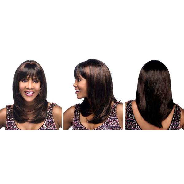 Celebrity Synthetic Hair Wig Long Natural Straight Full Snood Wig For Women