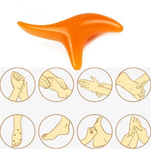 ISO9001 Certified Triangle Bird Beeswax Foot Massage Tool Four Colors Optional