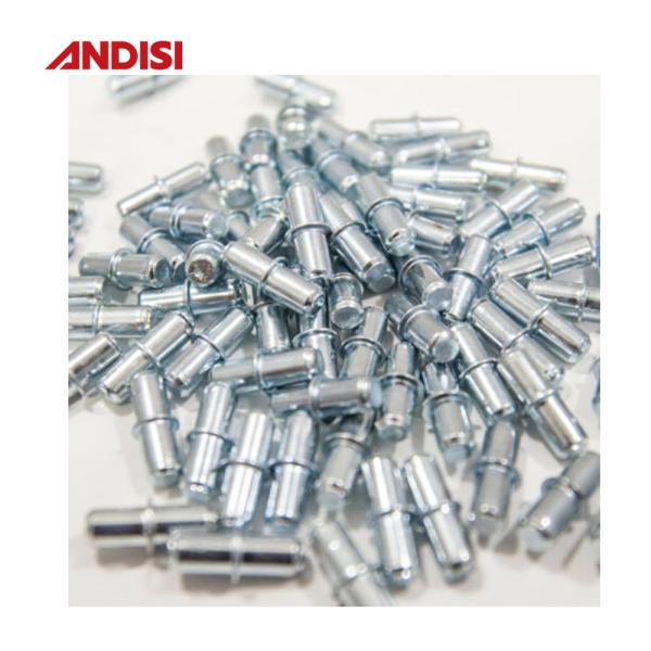 Hidden Bracket Shelf Support for Cabinet Cupboard Bookcase Metal Iron Pegs 5mm Diameter