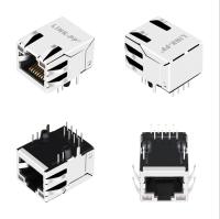 o porto RJ45 magnético Jack G27-122T-066A de Tab Up 1x1 da base-T 10G com GY/GY conduziu