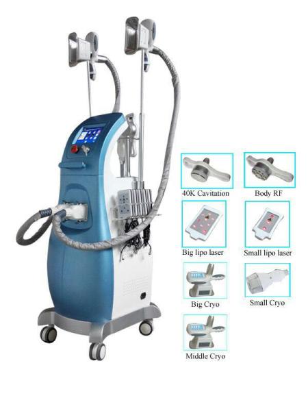 6 in 1 Salon use Multifunction weight loss cavitation rf vacuum cryo lipo laser slimming beauty machine LF-208