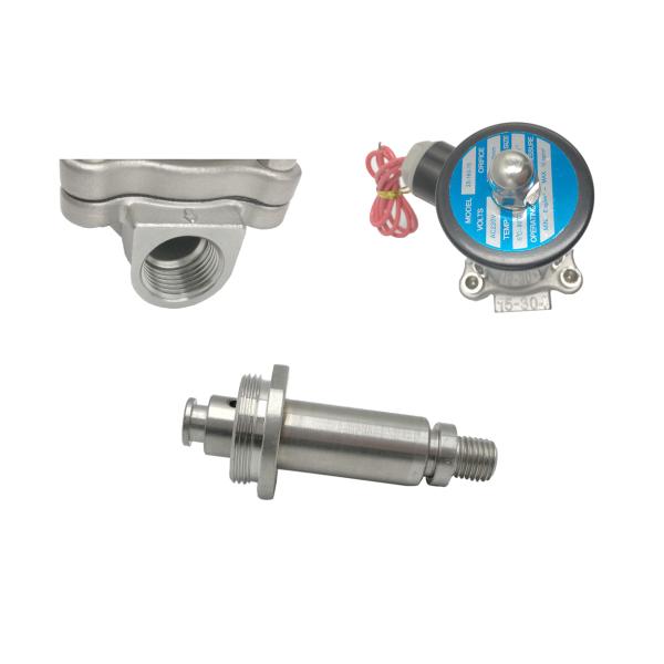 Электрический клапан соленоида 2С160-15 Г1/2» нормально закрывал клапан соленоида нержавеющей стали электрический для воздуха воды