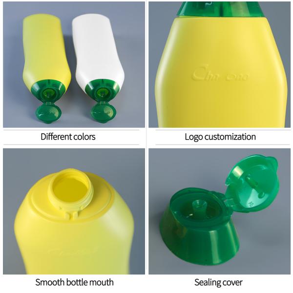 Cleaning Fluid Acid Etch 500ml Lotion Pump High Density Polyethylene Water Bottles