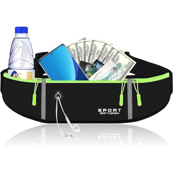 Outdoor Sports Running Jogging Waist Bag Waterproof Phone Waist Belt Pack Fitness Elastic