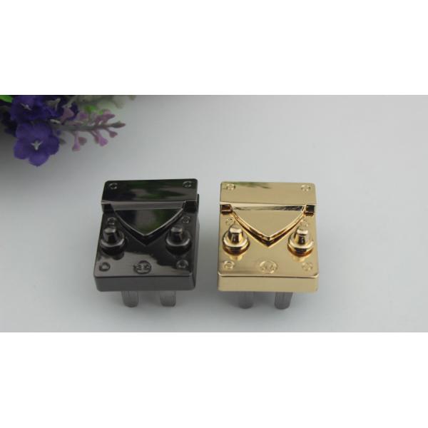 2019 New Products Zinc Alloy Light Gold Metal Thumb Catch Bag Push Locks