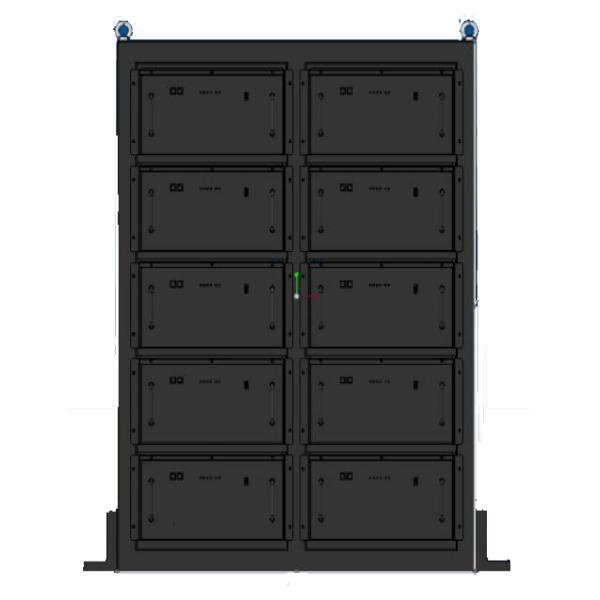 50KWh Solar Energy Storage Battery Bank , 48V 1000AH Lithium Ion Batteries with RS485 Communication