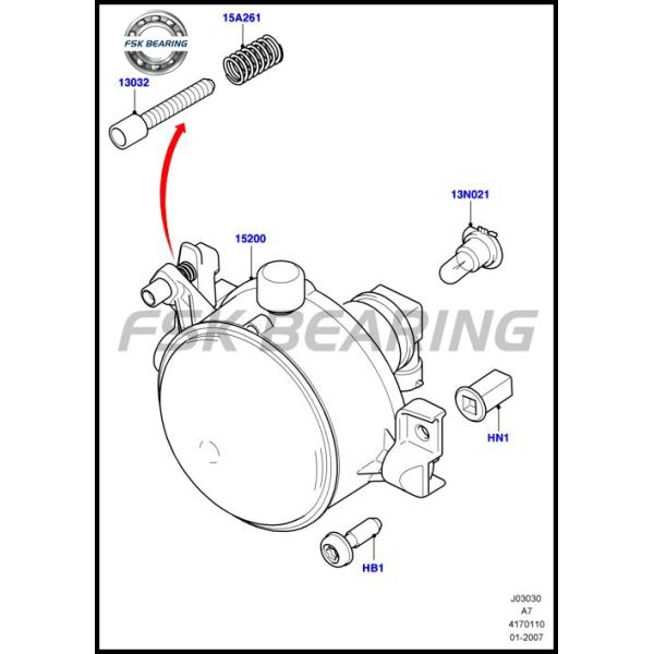 Luces antiniebla delanteras y luces de parachoques 2N11-15201-AB para Ford Focus Ford Focus Ford Fiesta Ford EcoSport