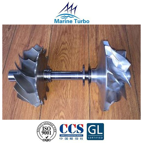 Turbocompresor T-  / Conjunto de rotor del turbocompresor T- TCR12 para fuel oil pesado, diesel marino, biocombustible y motor de gas