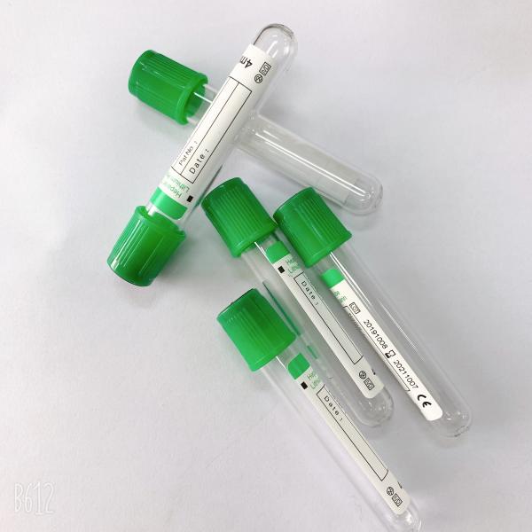 Green Cap Lithium Heparin Tube  Sample Collection And Anticoagulation