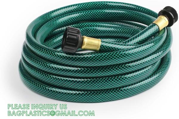 PVC All Weather Garden Hose 50m 3/4'' 4 Layers PVC Heavy Duty Garden Hose Flexible High Pressure Water Hose