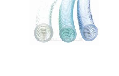 Mangueira de ar pneumática de pouco peso 1/4 do PVC diâmetro interno, tubulação reforçada do fio de aço