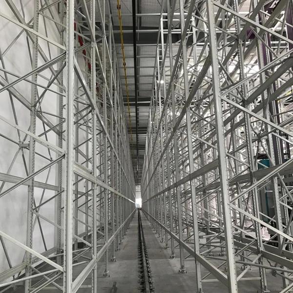 Industrial Automatic ASRS Racking System Warehouse Automated Storage Crane System