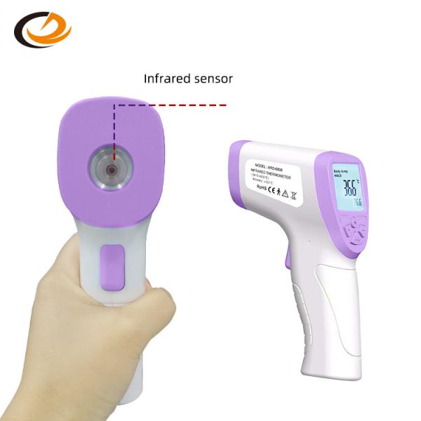 9V Battery No Touch Infrared Thermometer ABS Material With Luminous Display Function