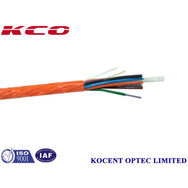 Материал ПЭ одиночного режима кабеля стекловолокна 12 ядров для крытого/на открытом воздухе