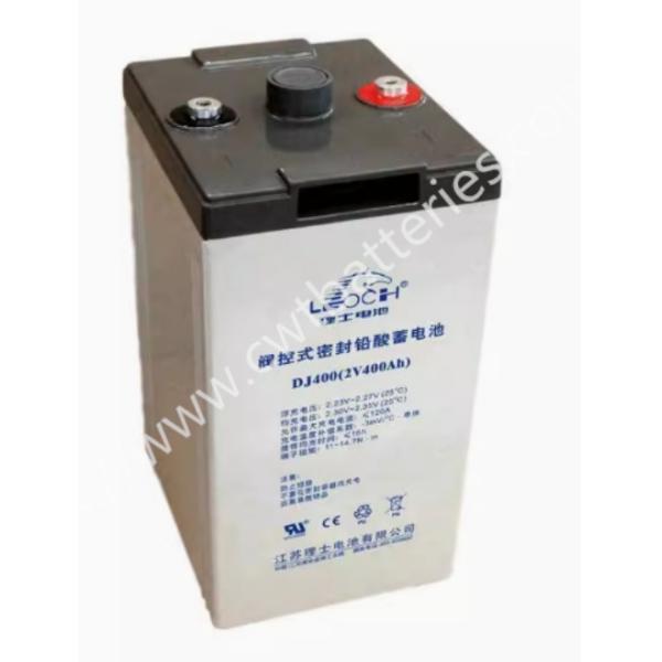 Leoch DJ400 2V 400Ah Vrla Batería de alta capacidad Baterías de ciclo profundo Batería de seguridad
