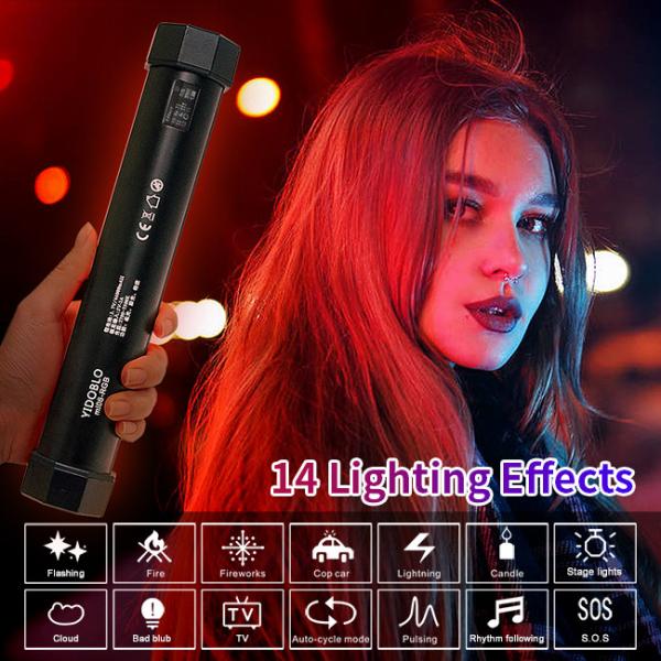 Ручные RGB Tube Studio Light Youtube видеокамеры 2700-7500k с 14 световыми эффектами для фотографии