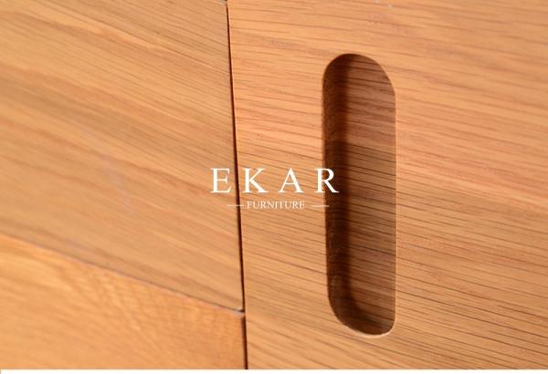 New Model Oak Burlywood Modern Wooden Tv Furniture Tv Stand Pictures FL-B005-B