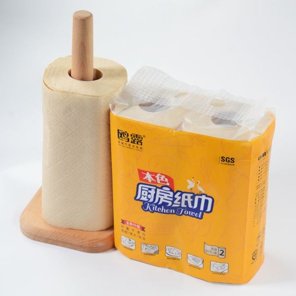 Practical Bamboo Pulp Bleached color 2ply disposable kitchen pro paper towel