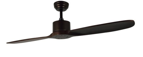 52 Solid Wood Power 220v DC Motor Coffee Remote Control Ceiling Fan Light