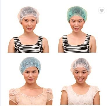 10-18g/M2 Disposable Head Cap For Laboratory Different Color High Air Permeability
