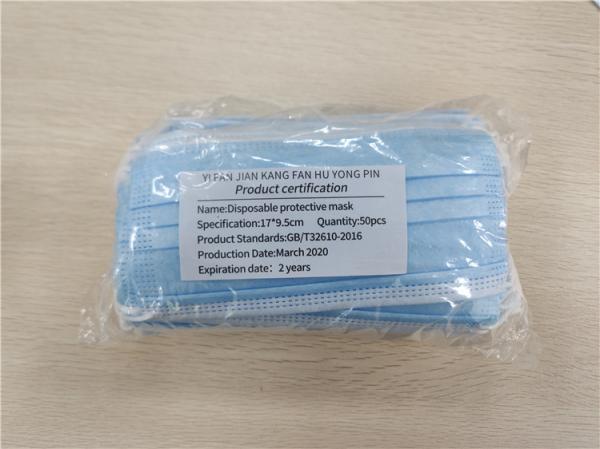 17.5*9.5cm Size Disposable Respirator Mask 3D Breathing Space For Personal Protective