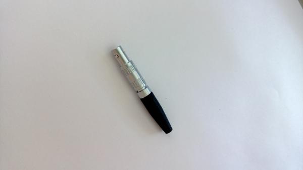 Silver Push Pull Connector Brass Chrome Plated Shell And Collet Nut