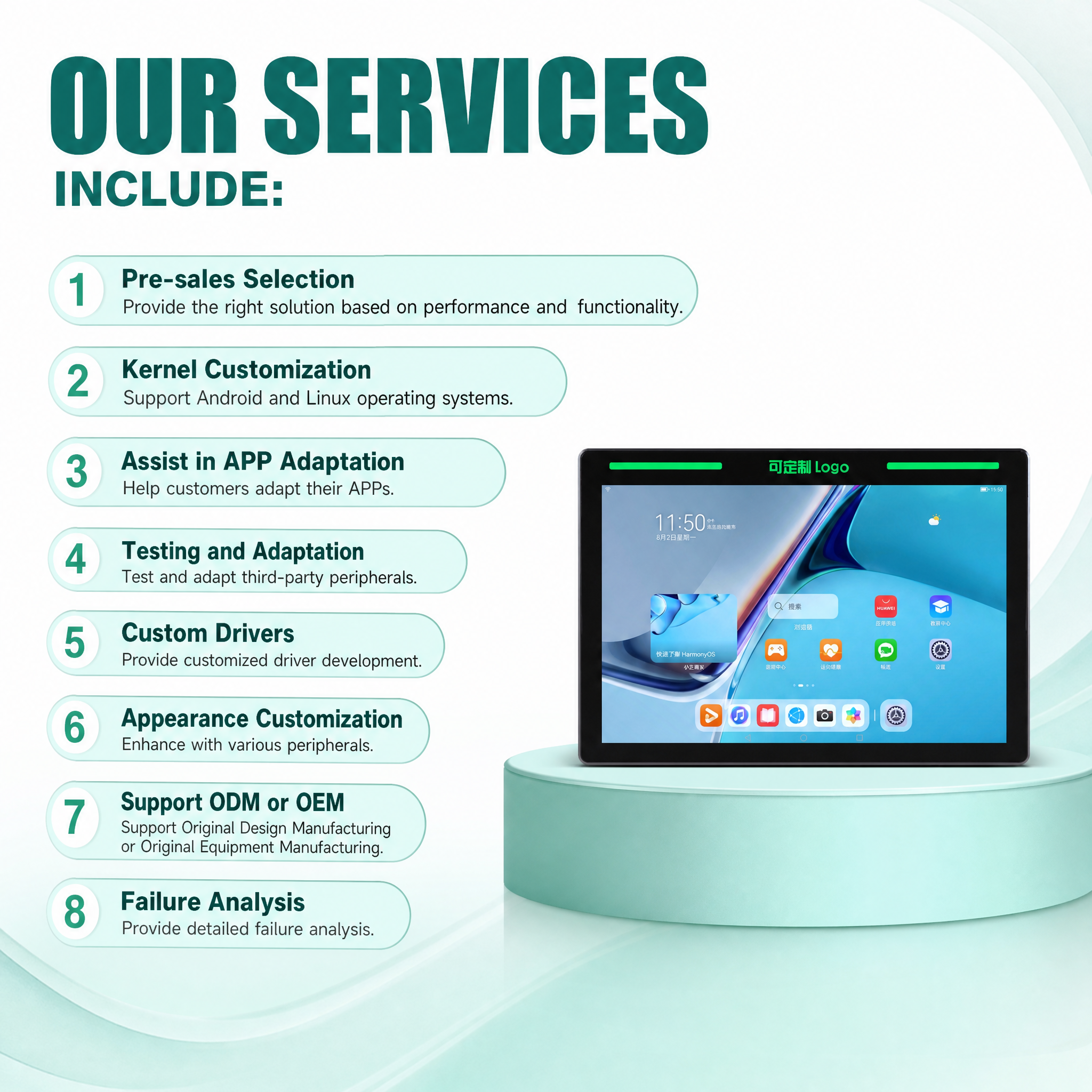 10 Inch Facial Recognition Time Clock Touchscreen Kiosk Wall Mount