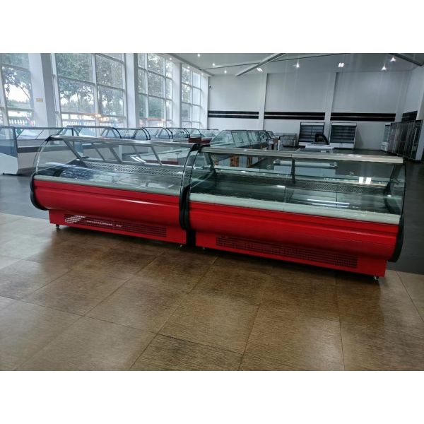 Fish Deli Cooler Showcase Undercounter Commercial Deli Display Fridge