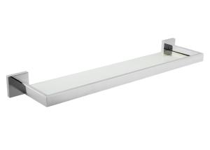 Aço inoxidável 304 estante de vidro de acessórios de banheiro polido para decora