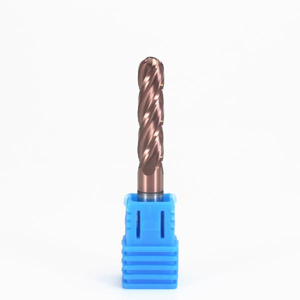 4F Ball Nose End Milling Cutter Diamond CNC Router Bit Tungsten Steel Milling Cutters Coating Options Altin Tin ODM
