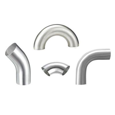 Durable Sanitary Butt Weld Fittings Sanitary Elbow Union Connection For Food Industry Yogurt