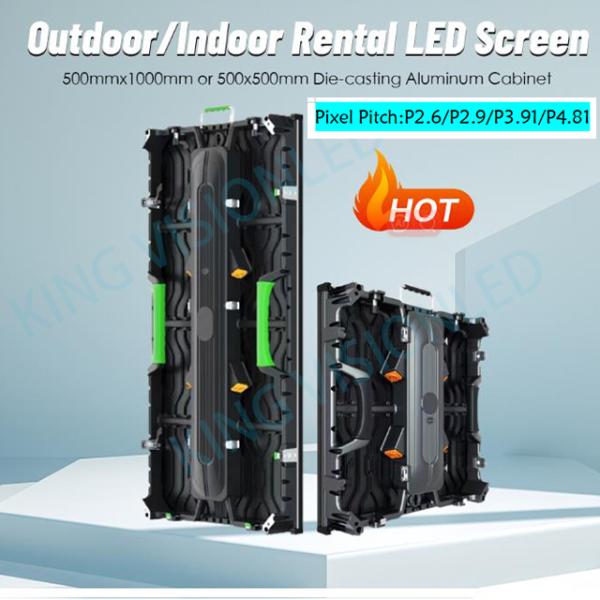 HD Public Background Rental LED Screen Dustproof And Waterproof P3.9 P2.9
