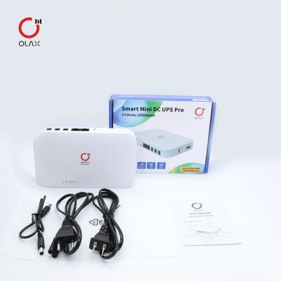 Mini DC UPS with Li-ion Battery 20000mah DC Power Supply WIFI Router And Modem UPS 5V 9V 12V with POE 15V 24V for Networking