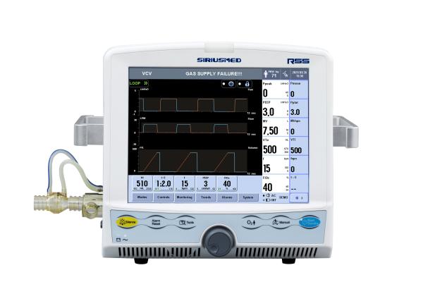 Compact Size Siriusmed Ventilator Patient Settings Automatic Stored